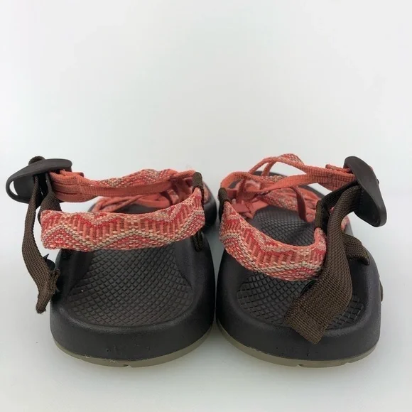 Chaco Sandals ZX3 Classic Coral Triple Strap Slingback Hiking Womens 8 - Picture 5 of 8